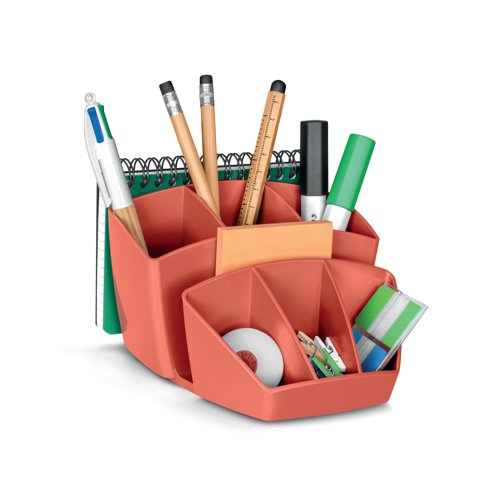 CEP Terra Nova Desk Tidy Terracotta 1005800091 | CEP Office Solutions