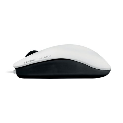 The Cherry MC 2000 USB Wired Infra-red Mouse with tilt-wheel offers top quality processing, precision and reliability. Unique in its class. Featuring 3 buttons, tilt-wheel for horizontal/vertical scrolling, GS certification, 1600 dpi resolution and infra-red sensor. The mouse with a symmetrical design is suitable for left and right-handed users. With single-handed control and efficient navigation.