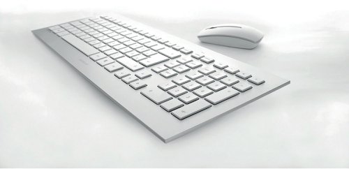 Cherry DW 8000 Ultra Flat Wireless Keyboard/Mouse Set Silver JD-0310GB