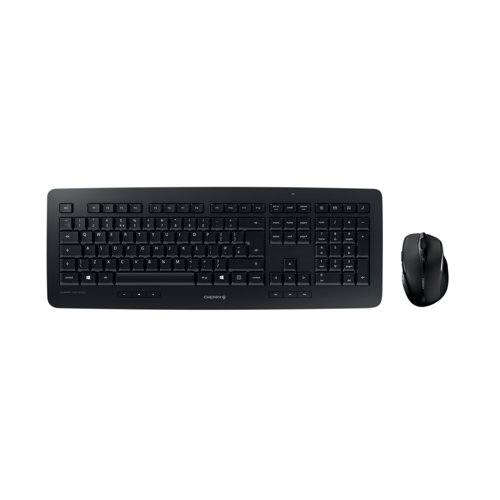 Cherry DW 5100 Wireless Keyboard and Mouse Set Black JD-0520GB-2