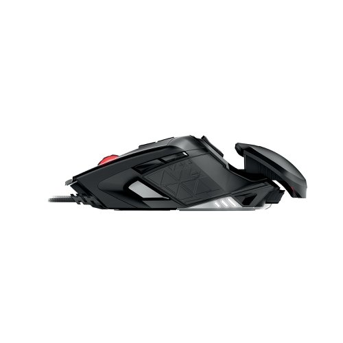 The Cherry MC 9620 FPS Wired Gaming Mouse is a customisable high-end mouse with innovative extras and a progressive design. It adapts to your precision, speed and ergonomic requirements. You can set the resolution up to 12,000 dpi, regulate your speed or assign mouse functions and illuminate it according to your wishes in the software. Weights can be inserted, the palm rest can be extended and the extra-large gliding surfaces and high-quality hand surfaces all mean that it fits perfectly in your hand.