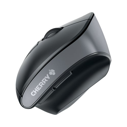 Cherry MW 4500 USB Wireless Vertical Mouse Left Hand 6 Buttons Scroll Wheel Black JW-4550