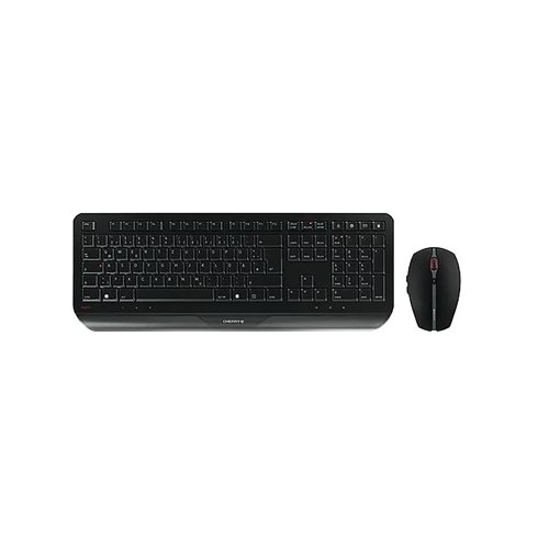 Cherry Gentix Desktop Wireless Keyboard & Mouse Set Black JD-7000GB-2