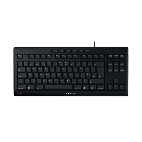 Cherry Stream TKL USB Wired Keyboard UK Black JK-8600GB-2