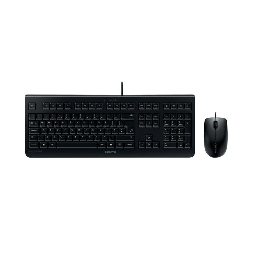 Cherry DC 2000 Business Desktop Wired Keyboard/Mouse Set JD-0800GB-2