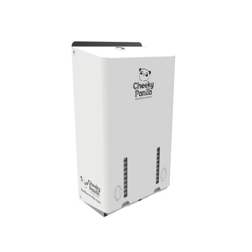 Cheeky Panda Flow Double Column Period Pad Dispenser White DSP-PAD-DBL