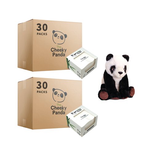 Cheeky Panda Cocktail Napkins 100 Napkins Pack of 30 Buy 2 Get FOC Panda