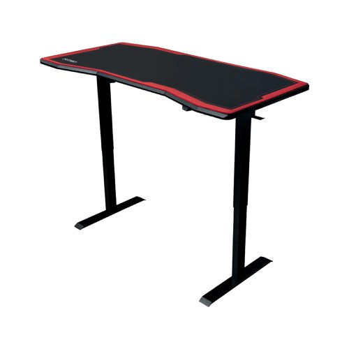 Nitro Concepts D16E Sit/Stand Gaming Desk 1600x800x710-1210mm Carbon Red GC-051-NR | Caseking GmbH