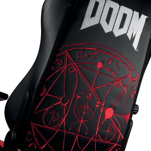 noblechairs HERO Gaming Chair DOOM Edition Black/Red GC-02G-NC