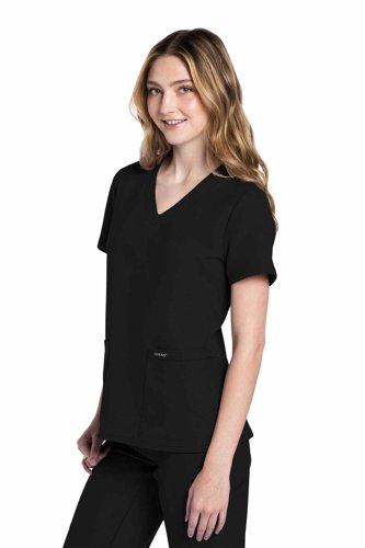 Cherokee Originals Ultra Female V-neck Scrub Top: Professional Comfort for Healthcare Professionals