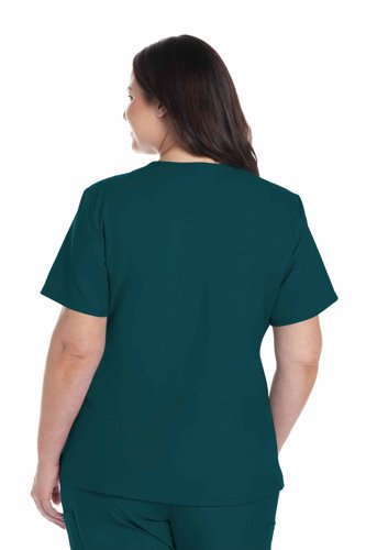 Cherokee Originals Ultra Female V-neck Scrub Top: Professional Comfort for Healthcare Professionals