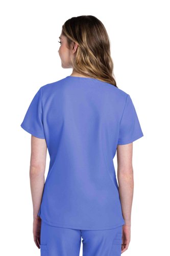 Cherokee Originals Ultra Female V-neck Scrub Top: Professional Comfort for Healthcare Professionals