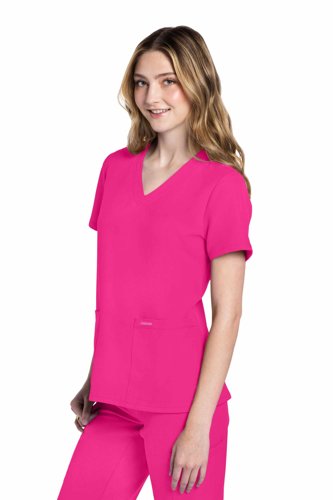 Cherokee Originals Ultra Female V-neck Scrub Top: Professional Comfort for Healthcare Professionals