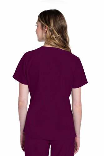 Cherokee Originals Ultra Female V-neck Scrub Top: Professional Comfort for Healthcare Professionals