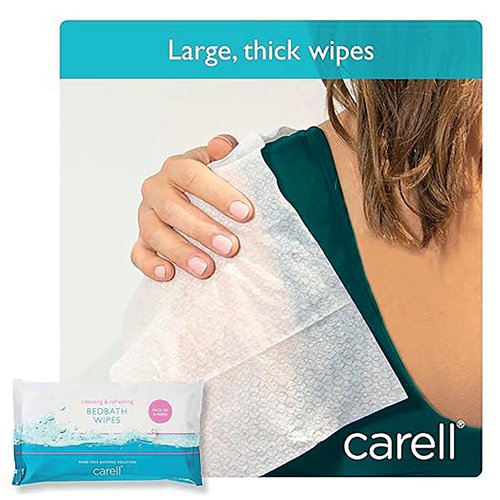 Clinell Carell Bed Bath Wipes x8 Wipes (Pack of 24) CBB8 | Gama Healthcare Ltd