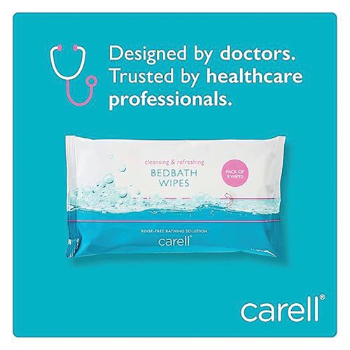 Clinell Carell Bed Bath Wipes x8 Wipes (Pack of 24) CBB8 | Gama Healthcare Ltd