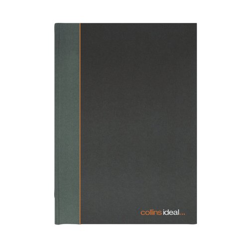 Ideal A4 Cashbook Casebound Feint 192 Pages Black 6428 | Collins