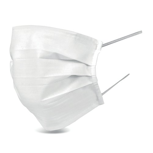 Beeswift B-Click Medical Cotton Face Mask Reusable White CM1750 | Beeswift