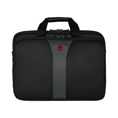 Wenger Legacy 17 Inch Laptop Case Triple Gusset 420x210x320mm Black/Grey 600655