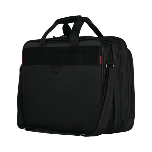 Glide through airport security with this business-minded laptop case. Offering unrivalled engineering and lightweight comfort, this case is a sleek storage must-have for the busy professional. The padded laptop compartment ticks all your tech protection boxes, and the essentials organizer keeps the rest of your gear and tech in order. A dedicated file compartment takes care of your paperwork, while the adjustable cushioned shoulder straps and padded grab handles ensure effortless travel.