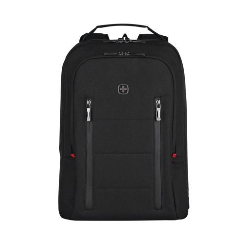 Wenger City Traveller Carry-On 16 Inch Backpack with Tablet Pocket Black 606490