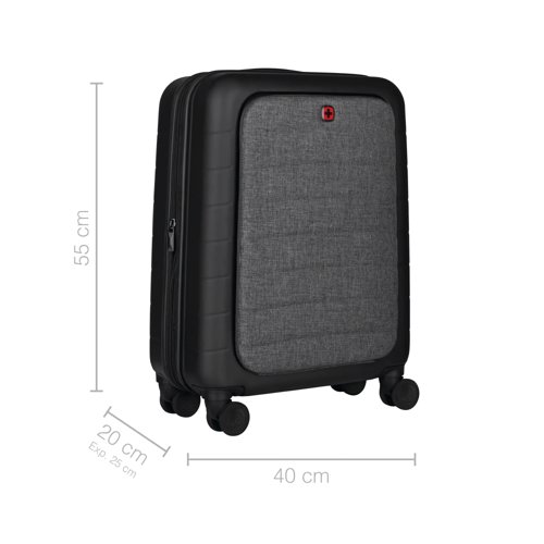 Wenger Syntry Carry-On Case with Laptop Compartment Black and Grey 606490