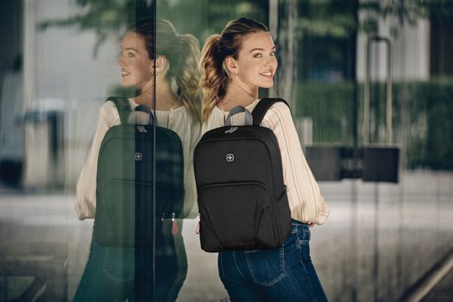 Wenger Motion 15.6 Inch Laptop Backpack with Tablet Pocket 310x170x420mm Black 612545