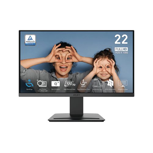 MSI Pro MP223 E2 21.45 inch Full HD 100Hz Monitor 9S6-3PB9CH-020