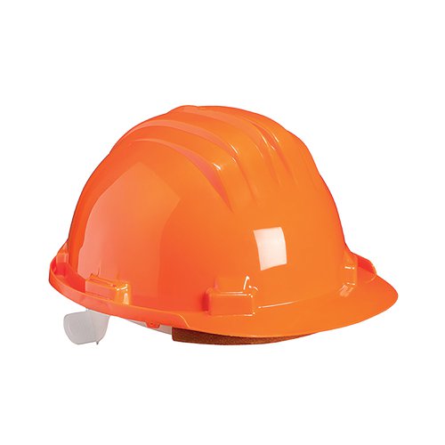 Climax Slip Harness Safety Helmet Orange