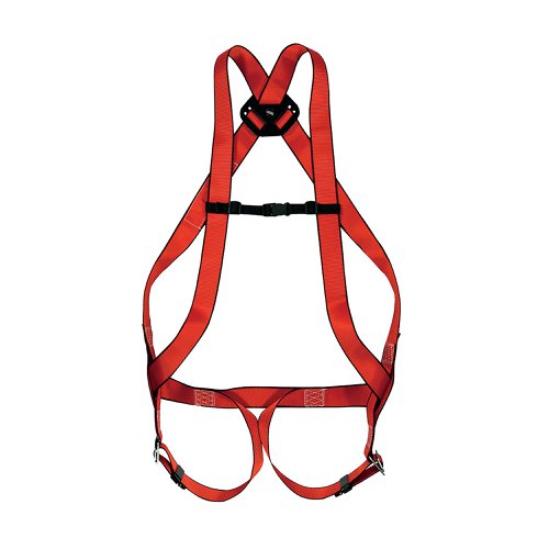 Climax Basic Fall Arrest Standard Safety Harness Red CXFA10