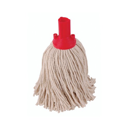 Robert Scott PY Exel Socket Mop Head 200g Red (Pack of 10) 102266 Red