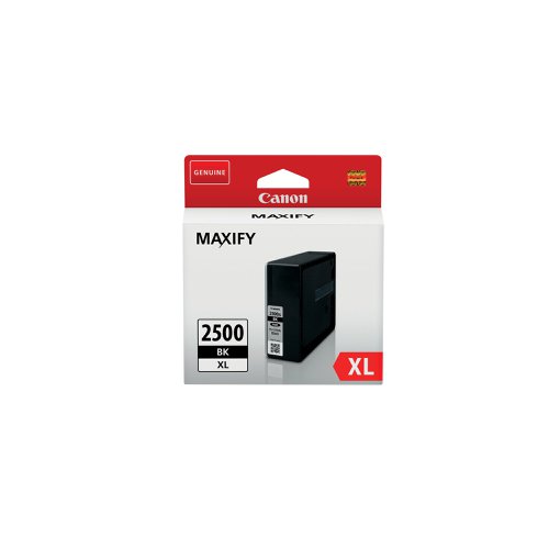 Canon PGI-2500XL Ink Cartridge High Yield Black 9254B001 Inkjet Cartridges CO00480