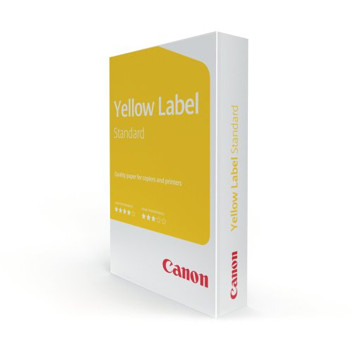 Canon A4 Yellow Label Standard Paper 80gsm White 97003515 | Canon