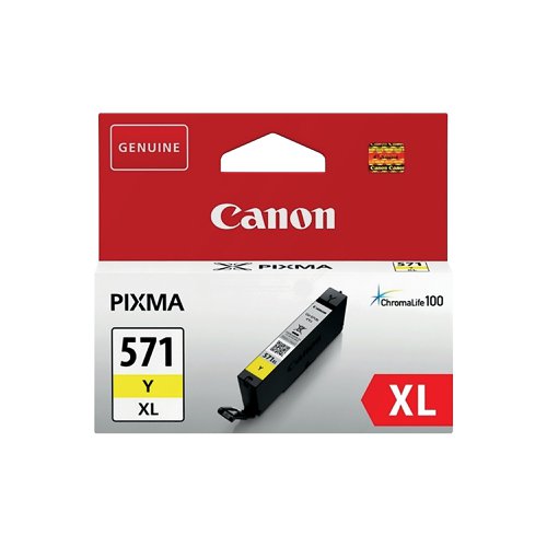 Canon CLI-571XL Ink Cartridge High Yield Yellow 0334C001