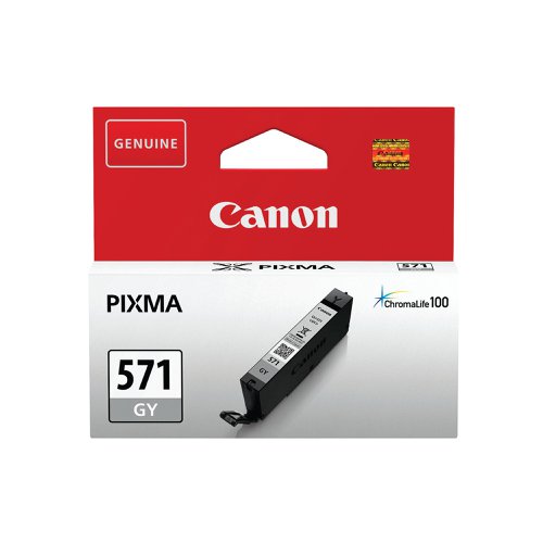 Canon CLI-571GY Ink Cartridge Grey 0389C001