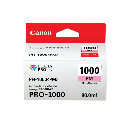 Canon PFI-1000PM Ink Cartridge Photo Magenta 0551C001