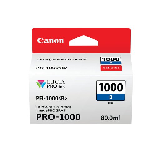 Canon PFI-1000B Ink Cartridge Blue0555C001