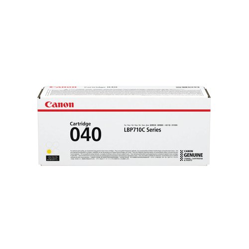 Canon 040Y Toner Cartridge Yellow 0454C001