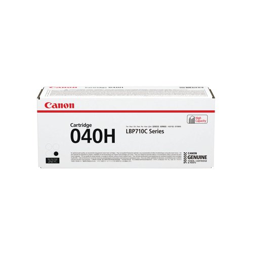 Canon 040H Toner Cartridge High Yield Black 0461C001