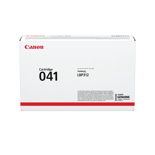 Canon 041BK Toner Cartridge Black 0452C002