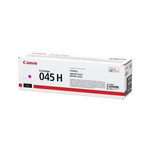 Canon 045H Toner Cartridge High Yield Magenta 1244C002