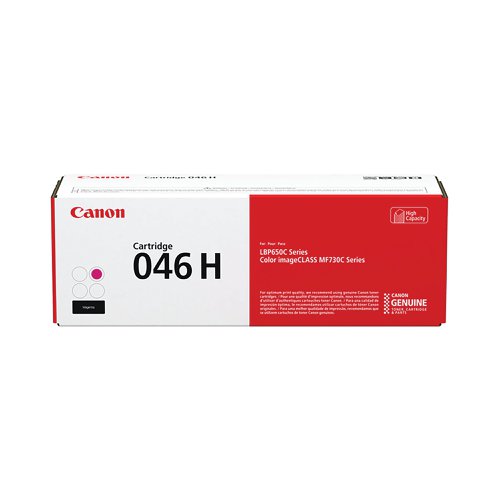 Canon 046H Toner Cartridge High Yield Magenta 1252C002