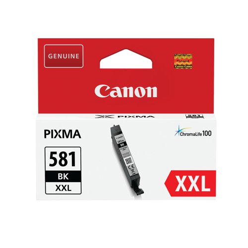 Canon CLI-581XXL Ink Cartridge Extra High Yield Black 1998C001