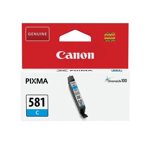 Canon CLI-581C Ink Cartridge Cyan 2103C001