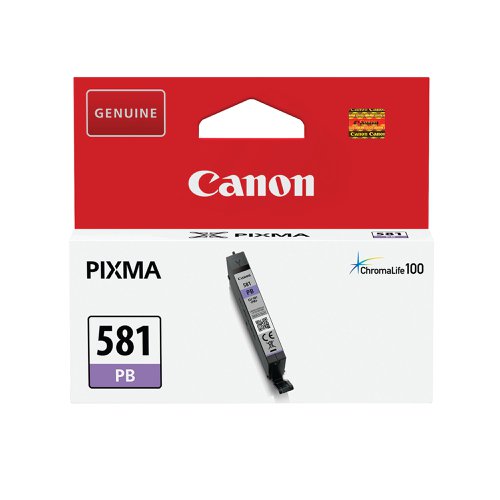 Canon CLI-581PB Inkjet Cartridge Photo Blue 2107C001