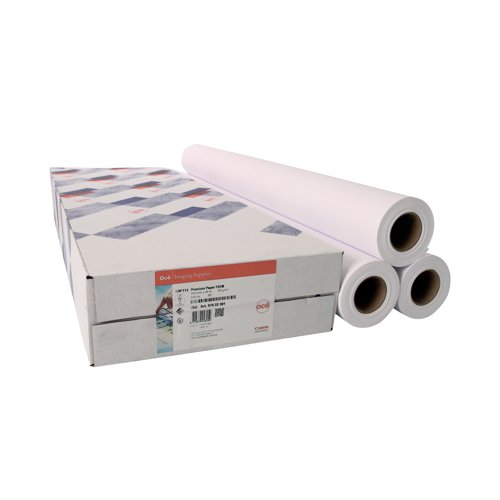 Canon Coated Premium Inkjet Paper Rolls 914mmx45m (Pack of 3) 97003449 | Canon