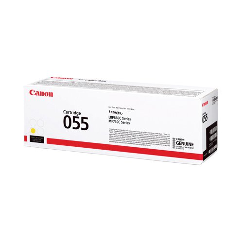 Canon 055 Toner Cartridge Yellow 3013C002