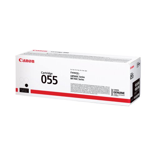 Canon 055 Laser Toner Cartridge Black 3016C002 STANDARD YIELD