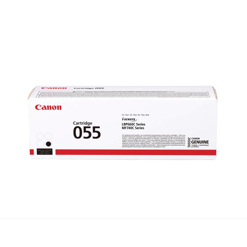 Canon 055 Laser Toner Cartridge Black 3016C002 STANDARD YIELD