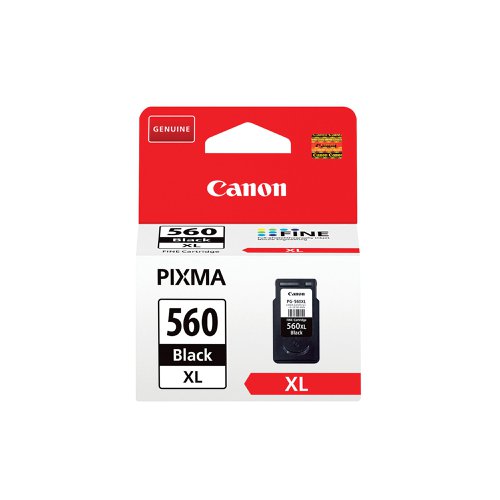 Canon PG-560XL Ink Cartridge High Yield Black 3712C001